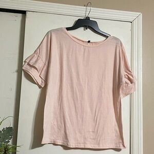 Pink Short Sleeve Tee Top